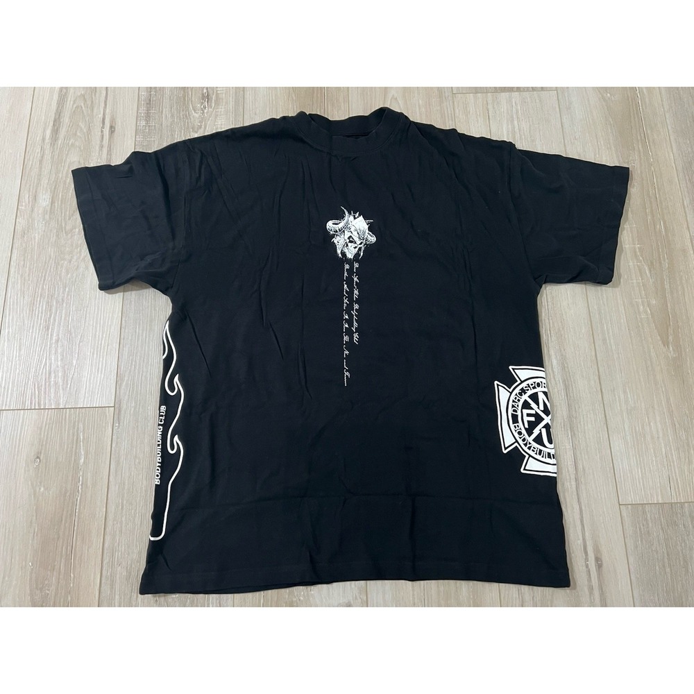 Darc Sport Echoes Of Valhalla Shirt Mens M Black Oversized Viking Graphic - Picture 2 of 6